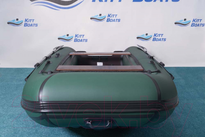 Надувная лодка Kitt Boats 360 НДНД (черный/зеленый)