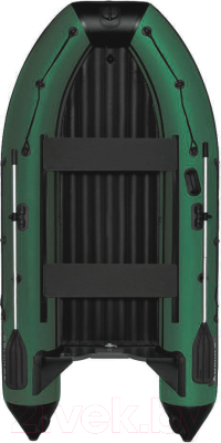 Надувная лодка Kitt Boats 410 НДНД (черный/зеленый)