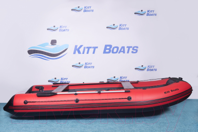 Надувная лодка Kitt Boats 300 НДНД (черный/красный)