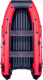 Надувная лодка Kitt Boats 350 НДНД (черный/красный) - 