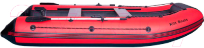 Надувная лодка Kitt Boats 370 НДНД (черный/красный)