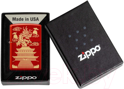 Зажигалка Zippo Eastern Design / 49517 (красный)