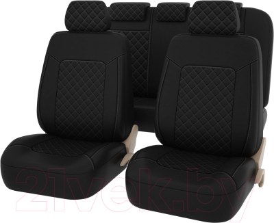 Комплект чехлов для сидений PSV Elegant Next 135952 (черный/серый)