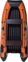 Надувная лодка Kitt Boats 320 НДНД (черный/оранжевый) - 