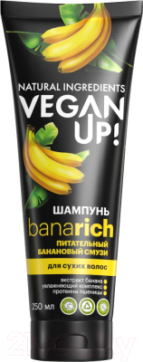 Шампунь для волос Vegan Up Banarich Банановый смузи Питательный (250мл)