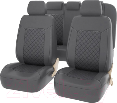 Изображение товара Комплект чехлов для сидений PSV Elegant Next 132212 (серый)