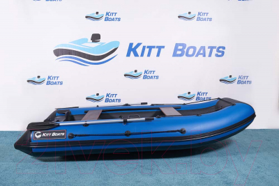 Надувная лодка Kitt Boats 330 НДНД (черный/синий)