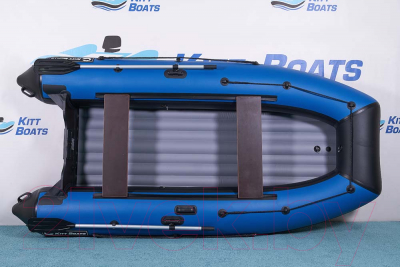 Надувная лодка Kitt Boats 390 НДНД (черный/синий)
