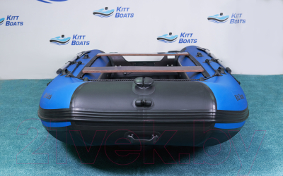 Надувная лодка Kitt Boats 410 НДНД (черный/синий)