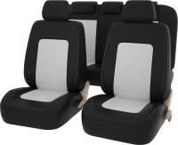 Комплект чехлов для сидений PSV Elegant Next 129513 (черный/белый) - 