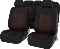 Комплект чехлов для сидений PSV Elegant Next 129201 (черный/коричневый) - 