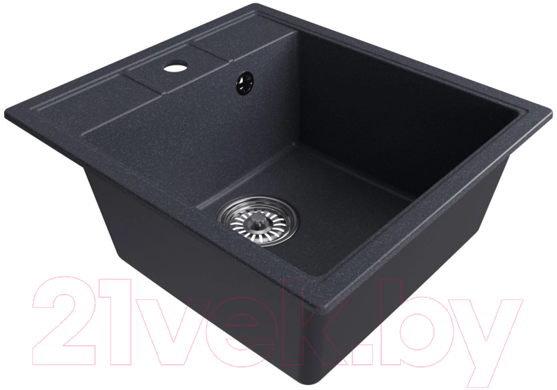 Мойка кухонная Mixline ML-GM28 552184 (антрацитовый) — фото 2