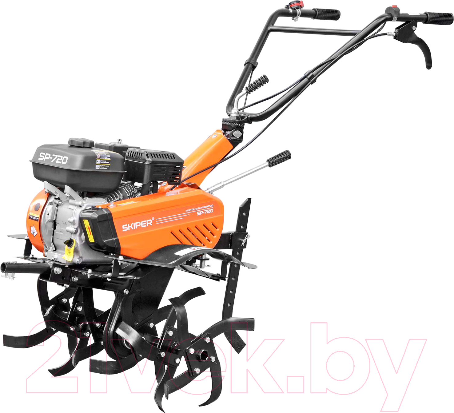 Мотокультиватор Skiper SP-720 + колеса Brado 4.00-10