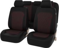 Комплект чехлов для сидений PSV Talisman Next L / 126224 (черный/красный) - 