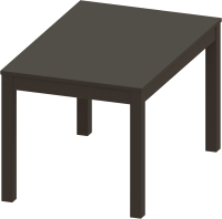 Обеденный стол Mebelain Vardig M (черный ясень) - 