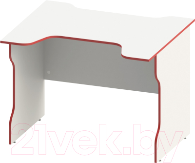 Геймерский стол Mebelain Vardig К2 (белый/красный)