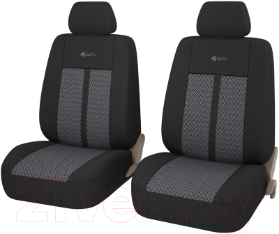Комплект чехлов для сидений PSV GTL Modern 2 L / 126253 (черный)