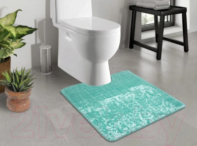 Изображение товара Коврик для туалета Shahintex Vintage 60x80 (мятный 02)