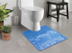 Миниатюра изображения товара Коврик для туалета Shahintex Vintage 60x80 (синий 01)