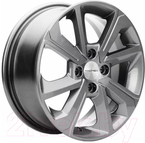 Литой диск Khomen KHW1501 Granta 15x6" 4x98мм DIA 58.6мм ET 36мм Gray FP