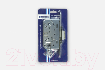 Изображение товара Защелка врезная с фиксацией Trodos CX410B-S (хром)