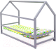 Миниатюра изображения товара Каркас кровати детской Бельмарко Svogen домик Монтессори / 699 (графит)