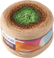 

Пряжа для вязания Yarnart, Flowers 55% хлопок, 45% полиакрил 308 / 9599361