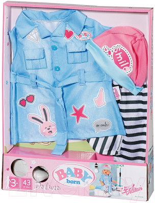 Набор аксессуаров для куклы Baby Born Набор одежды джинсовый / 41288