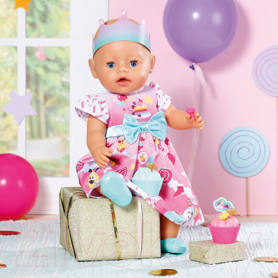 Набор аксессуаров для куклы Baby Born Платье праздничное / 41281