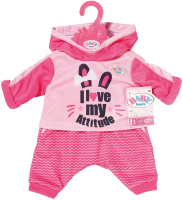 Набор аксессуаров для куклы Baby Born Спортивный костюм / 41577 (розовый) - 