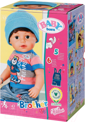 Кукла с аксессуарами Baby Born Братик / 41270