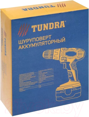 Аккумуляторная дрель-шуруповерт Tundra 5437468