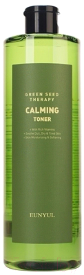 Тонер для лица Eunyul Green Seed Therapy Calming Toner Успокаивающий (500мл)