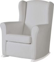 Кресло-качалка Micuna Wing Nanny Relax (White/Grey/искусственная кожа) - 