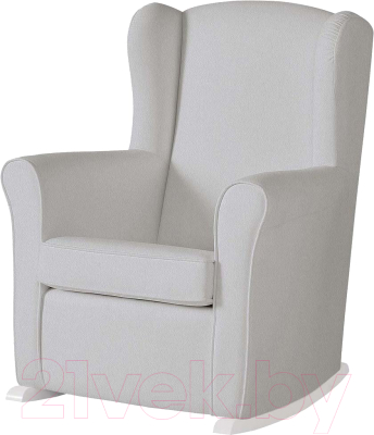 Кресло-качалка Micuna Wing Nanny Relax (White/Grey/искусственная кожа)