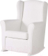 Кресло-качалка Micuna Wing Nanny Relax (White/White/искусственная кожа) - 