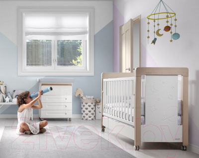 Детская кроватка Micuna Magic & Mum Relax 120x60 (белый)