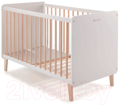 Детская кроватка Micuna Trevi 120x60 (white/natural wax)