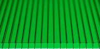 Сотовый поликарбонат Multigreen 6000x2100x4мм (зеленый) - 