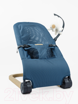 Детский шезлонг Amarobaby Baby relax / AB22-25BR/19 (голубой)