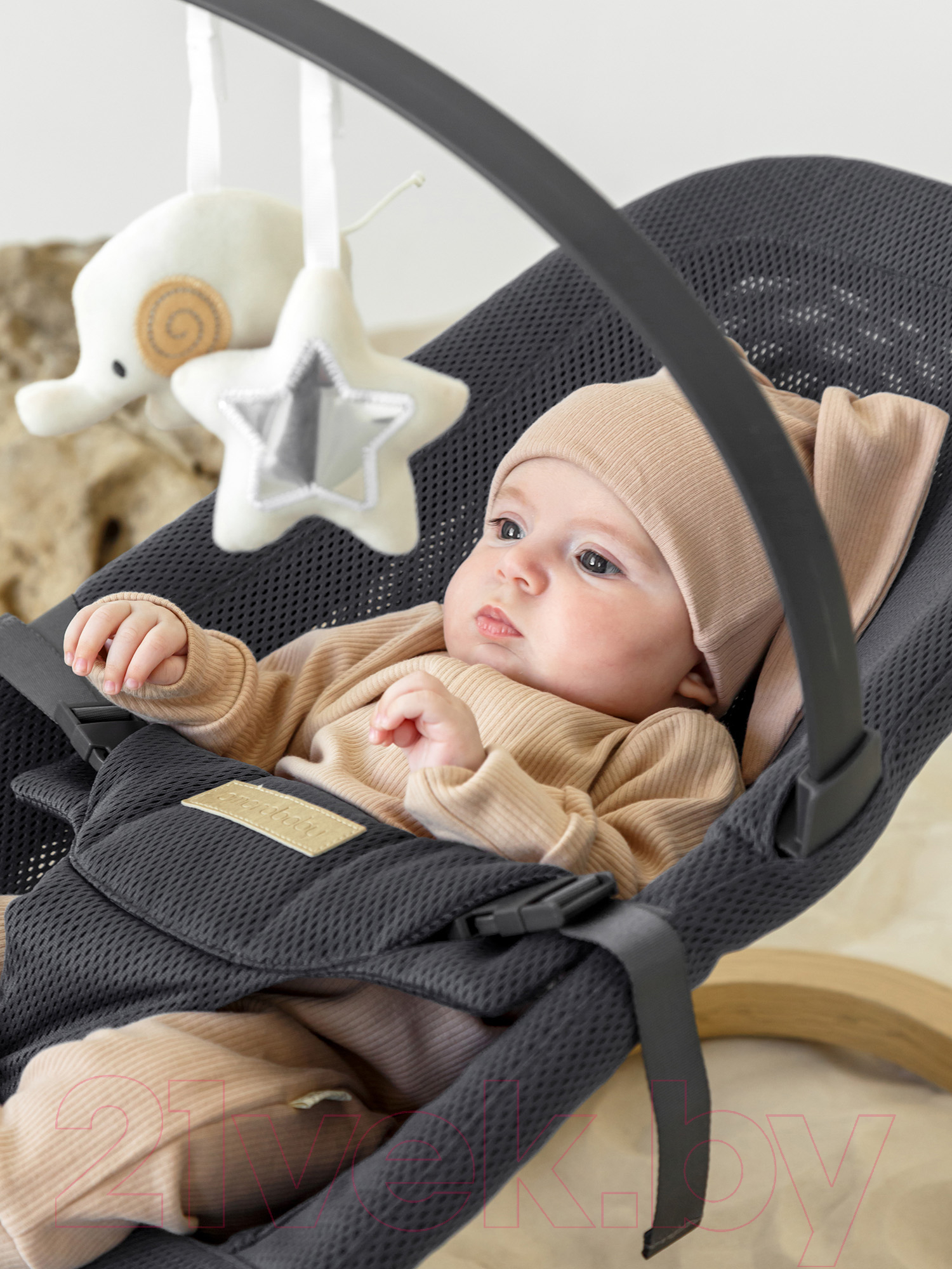 Детский шезлонг Amarobaby Baby relax / AB22-25BR/11