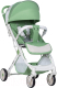 Детская прогулочная коляска Farfello Comfy Go CG-101 (Green/Colorful White Frame) - 