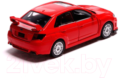 Масштабная модель автомобиля Автоград Subaru Wrx STI / 7335832 (красный)