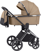 Детская универсальная коляска Carrello Ultimo 2 в 1 / CRL-6511 (Pearl Beige/Chrome) - 