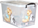 Миниатюра изображения товара Контейнер для хранения Росспласт Мишка и Котёнок (35л, прозрачный)