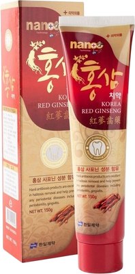 

Зубная паста, Nano Korea Red Ginseng