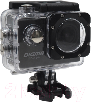 Экшн-камера Digma DiCam 240 / DC240 (черный)