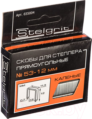 Скобы Stelgrit 655004.21 (8x1000шт)