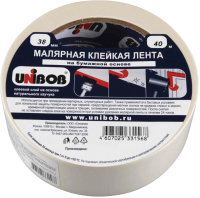 

Скотч малярный Unibob, 38ммx40м 37962.21