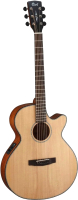 Электроакустическая гитара Cort SFX-E-NS-WBAG (натуральный матовый, с чехлом) - 